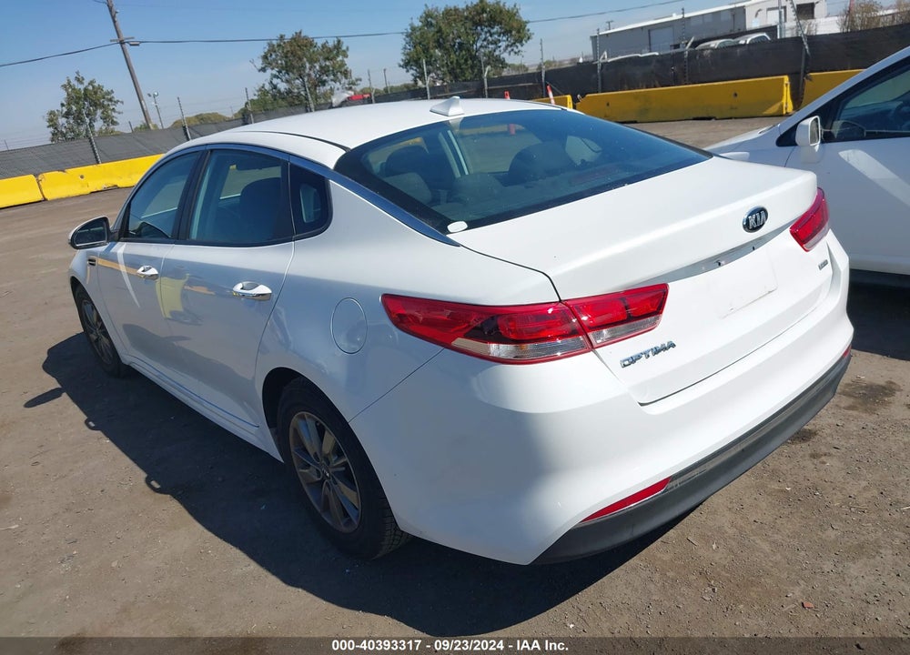 2016 KIA OPTIMA LX TURBO VIN: 5XXGT4L19GG008267