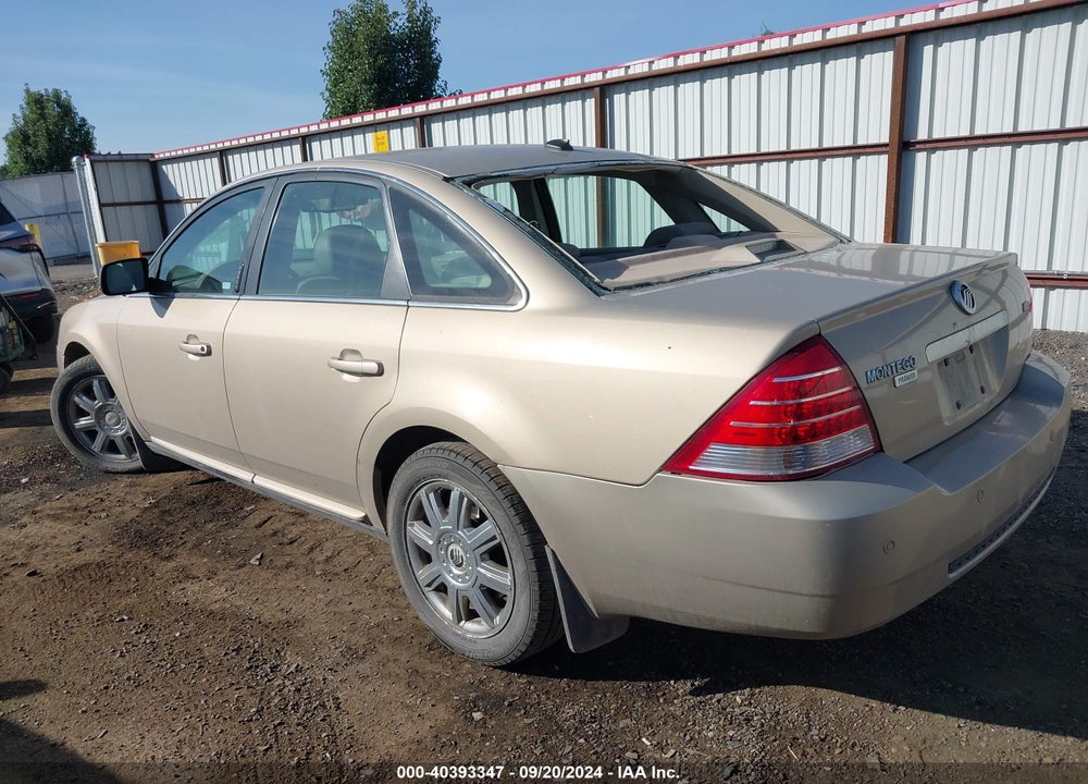 2007 MERCURY MONTEGO PREMIER VIN: 1MEHM43197G614208
