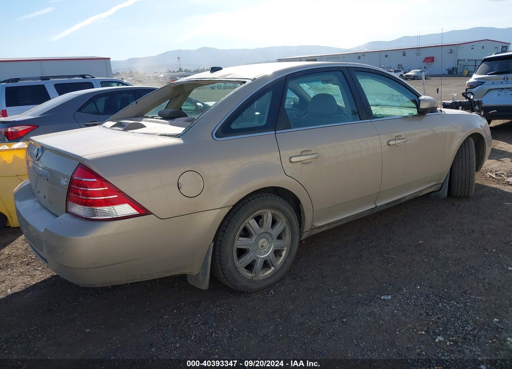 2007 MERCURY MONTEGO PREMIER VIN: 1MEHM43197G614208