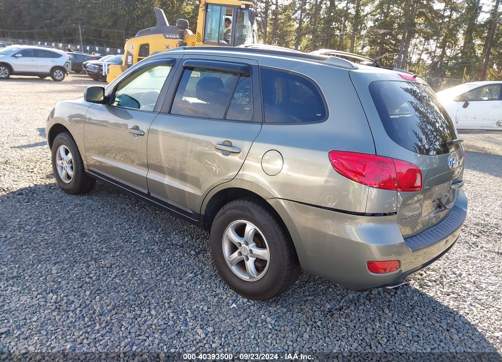 2007 HYUNDAI SANTA FE GLS VIN: 5NMSG73D27H069990
