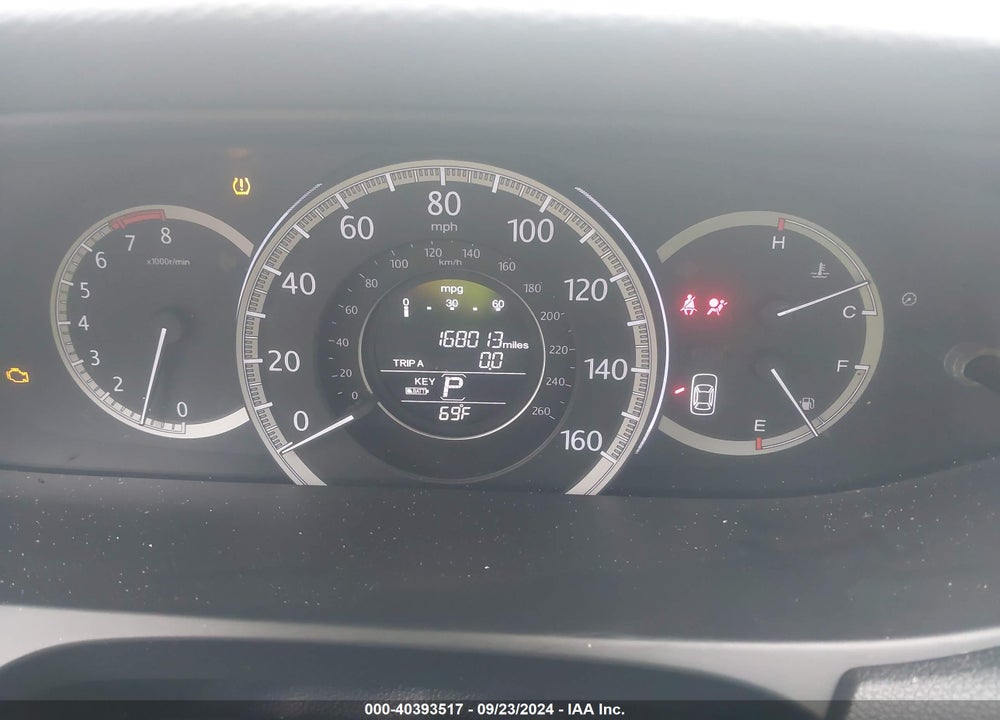 2013 HONDA ACCORD EX-L VIN: 1HGCR2F84DA140579