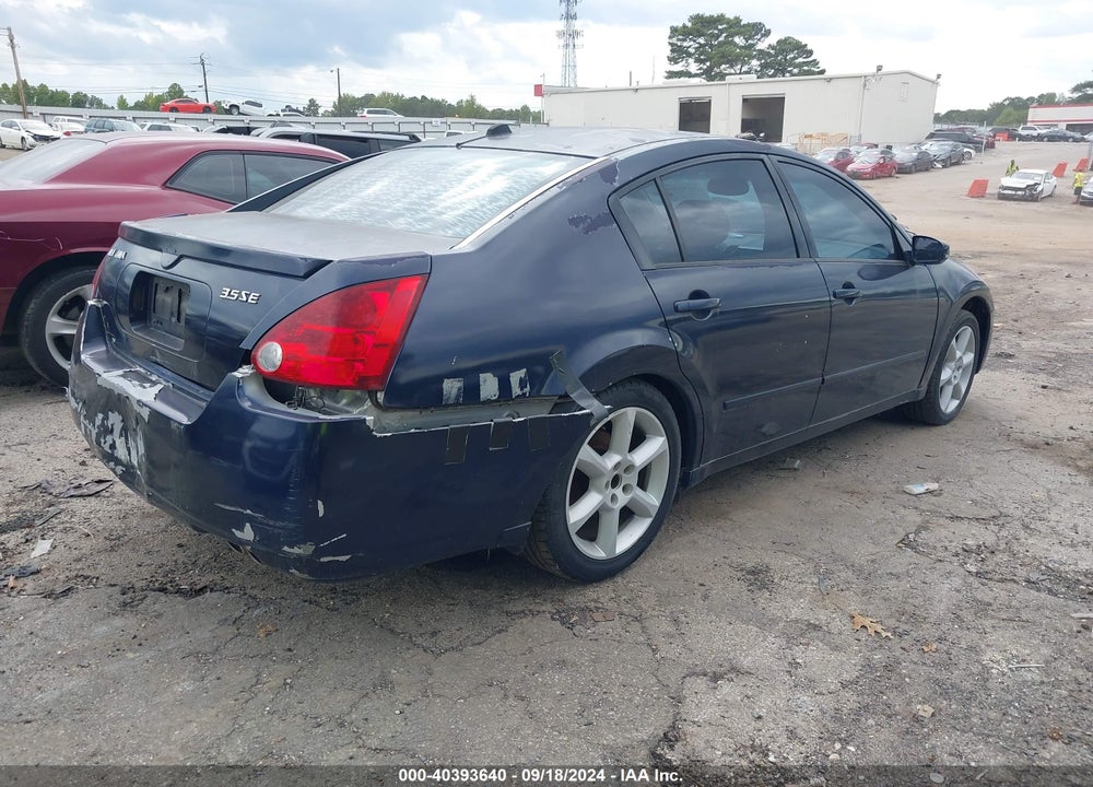 2004 NISSAN MAXIMA 3.5 SE VIN: 1N4BA41E44C876152