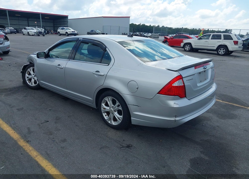 2012 FORD FUSION SE VIN: 3FAHP0HAXCR121267