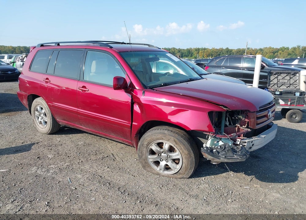2007 TOYOTA HIGHLANDER V6 VIN: JTEGP21A670147247