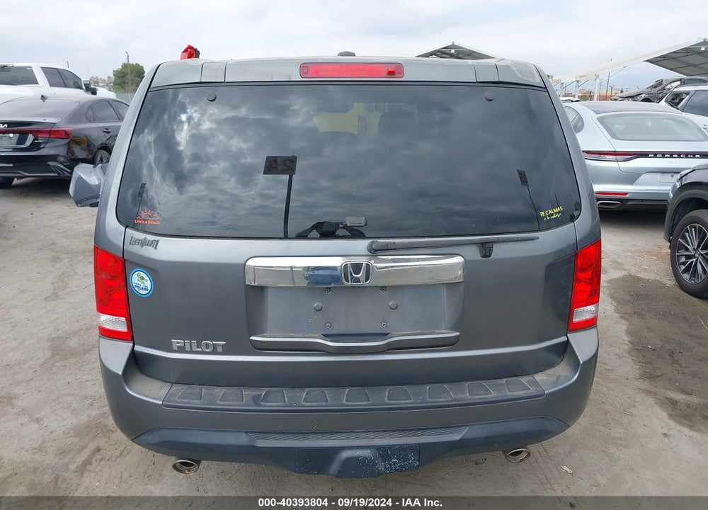 2012 HONDA PILOT EX-L VIN: 5FNYF3H64CB034279