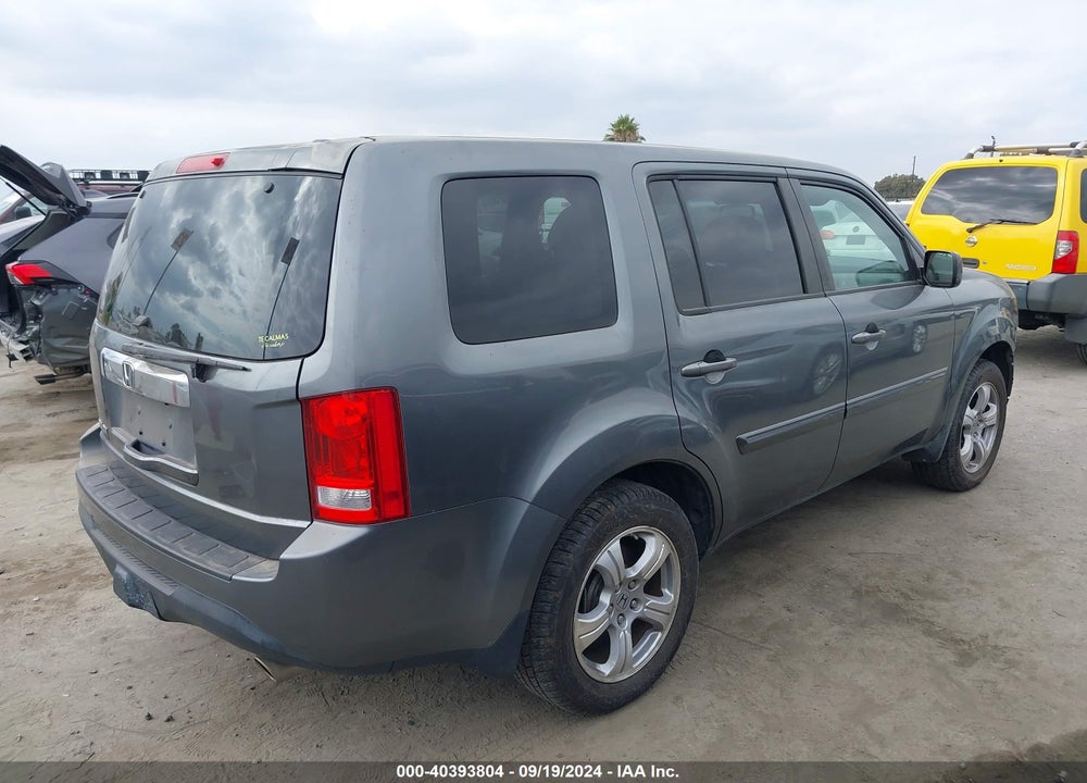2012 HONDA PILOT EX-L VIN: 5FNYF3H64CB034279
