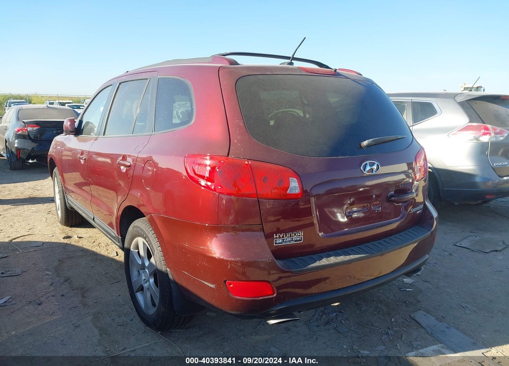 2009 HYUNDAI SANTA FE SE VIN: 5NMSH73E39H255160