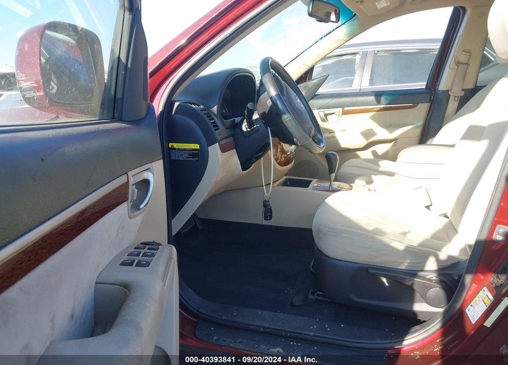 2009 HYUNDAI SANTA FE SE VIN: 5NMSH73E39H255160