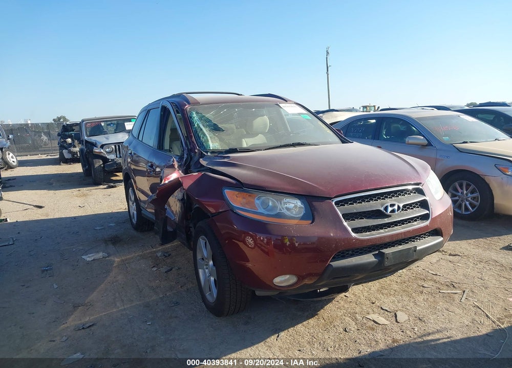 2009 HYUNDAI SANTA FE SE VIN: 5NMSH73E39H255160
