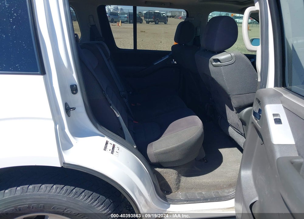 2008 NISSAN PATHFINDER SE VIN: 5N1AR18U38C652754