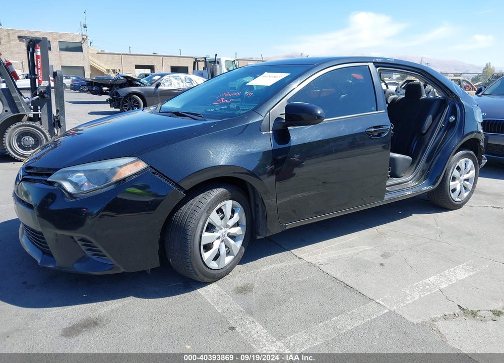 2016 TOYOTA COROLLA LE VIN: 5YFBURHE7GP420923