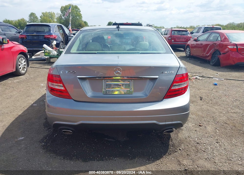 2012 MERCEDES-BENZ C 300 LUXURY 4MATIC/SPORT 4MATIC VIN: WDDGF8BB7CA712701