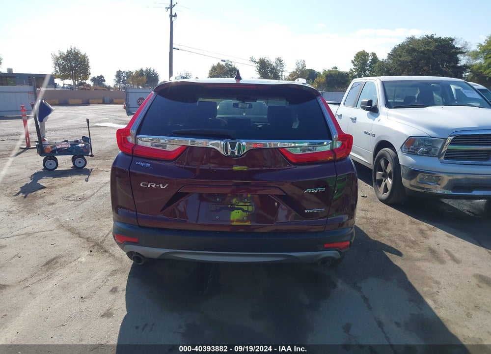 2019 HONDA CR-V TOURING VIN: 7FARW2H9XKE012167