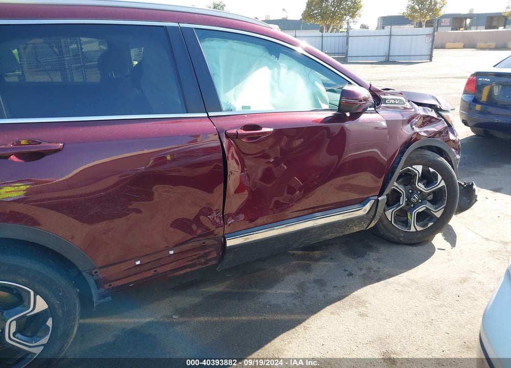 2019 HONDA CR-V TOURING VIN: 7FARW2H9XKE012167