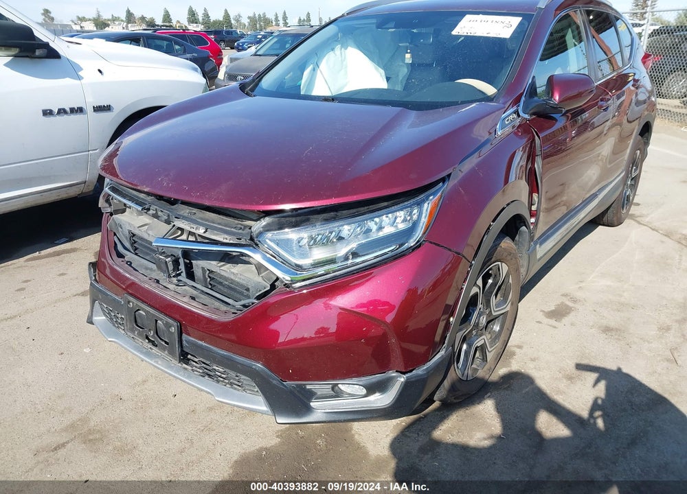 2019 HONDA CR-V TOURING VIN: 7FARW2H9XKE012167