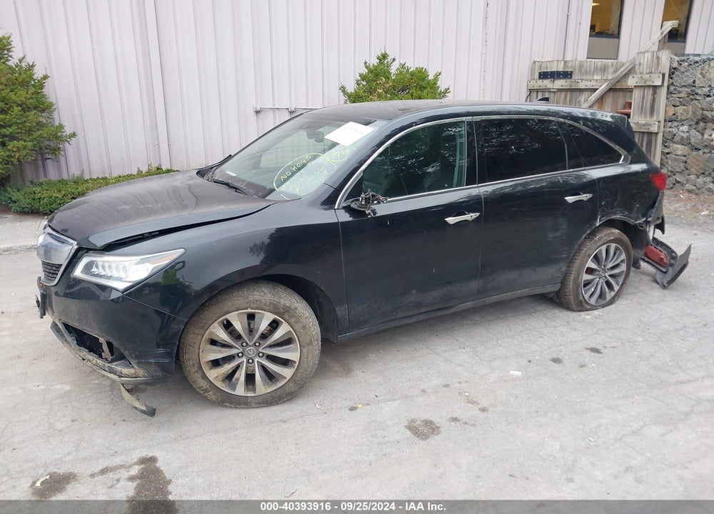 2015 ACURA MDX TECHNOLOGY PKG W/ENTERTAINMENT PKG VIN: 5FRYD4H60FB025660