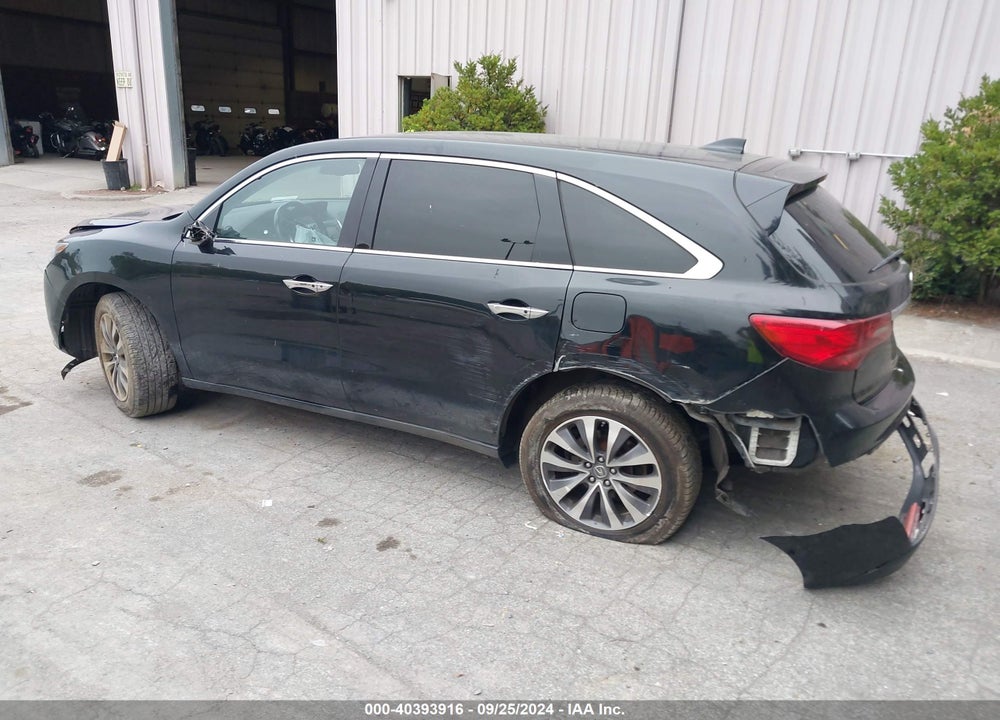 2015 ACURA MDX TECHNOLOGY PKG W/ENTERTAINMENT PKG VIN: 5FRYD4H60FB025660
