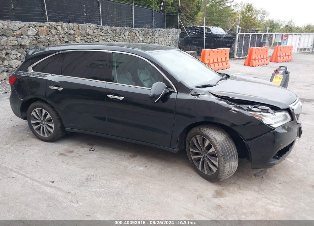 2015 ACURA MDX TECHNOLOGY PKG W/ENTERTAINMENT PKG VIN: 5FRYD4H60FB025660