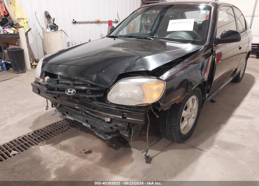 2005 HYUNDAI ACCENT GLS/GT VIN: KMHCG35C25U327203
