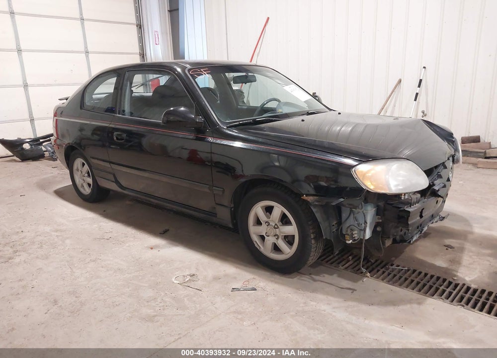 2005 HYUNDAI ACCENT GLS/GT VIN: KMHCG35C25U327203