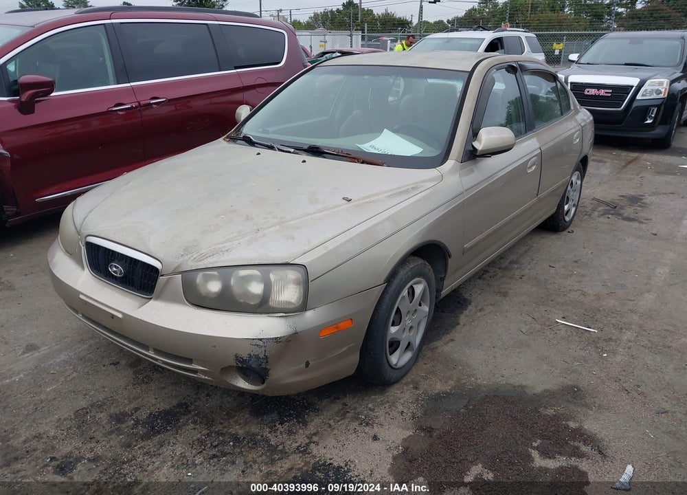 2001 HYUNDAI ELANTRA GLS VIN: KMHDN45D71U224037