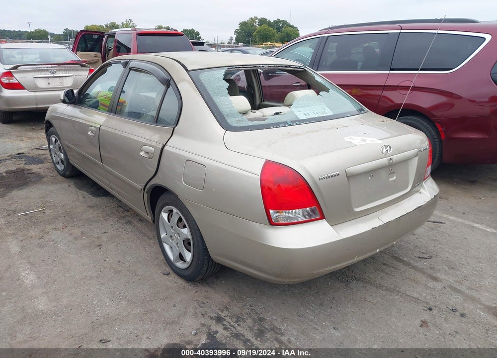 2001 HYUNDAI ELANTRA GLS VIN: KMHDN45D71U224037
