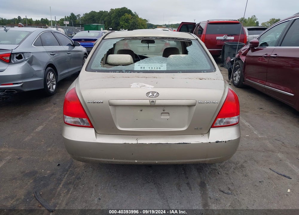 2001 HYUNDAI ELANTRA GLS VIN: KMHDN45D71U224037