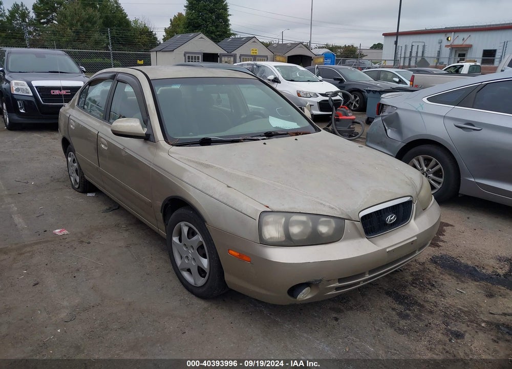 2001 HYUNDAI ELANTRA GLS VIN: KMHDN45D71U224037