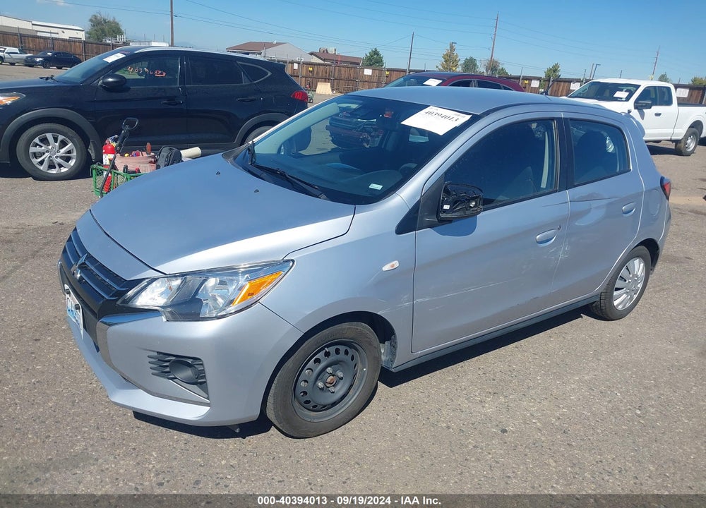 2021 MITSUBISHI MIRAGE CARBONITE EDITION/ES/LE VIN: ML32AUHJ4MH012740