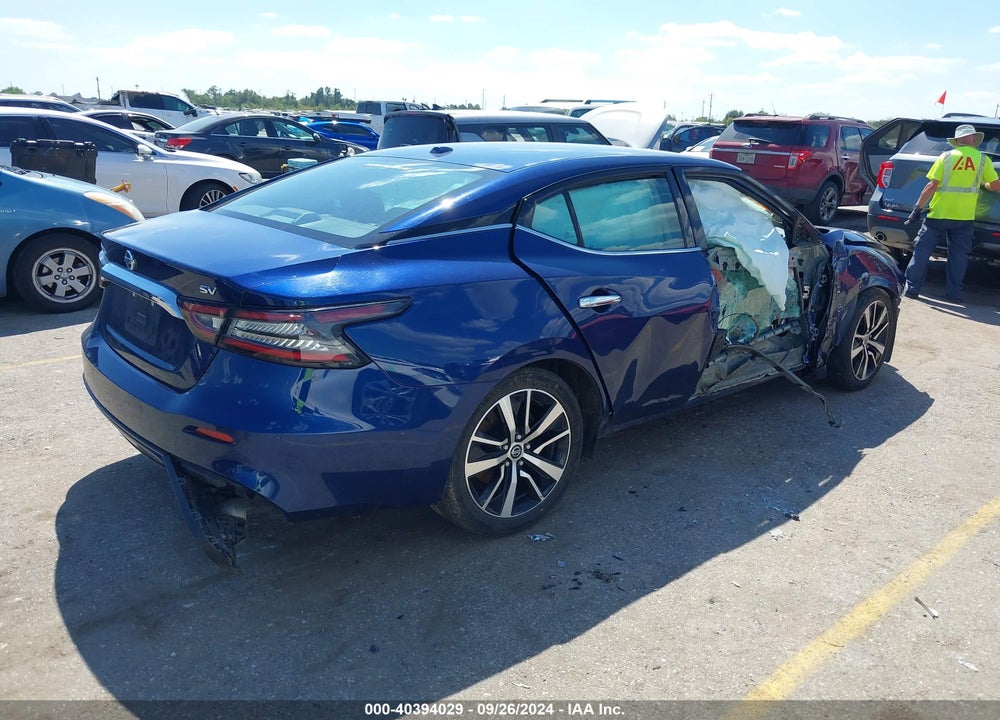 2021 NISSAN MAXIMA SV XTRONIC CVT VIN: 1N4AA6CV4MC505741