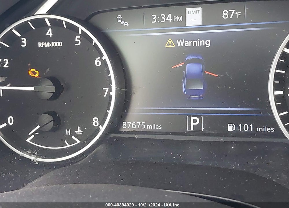 2021 NISSAN MAXIMA SV XTRONIC CVT VIN: 1N4AA6CV4MC505741