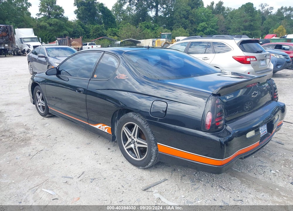 2005 CHEVROLET MONTE CARLO SUPERCHARGED SS VIN: 2G1WZ121259250888