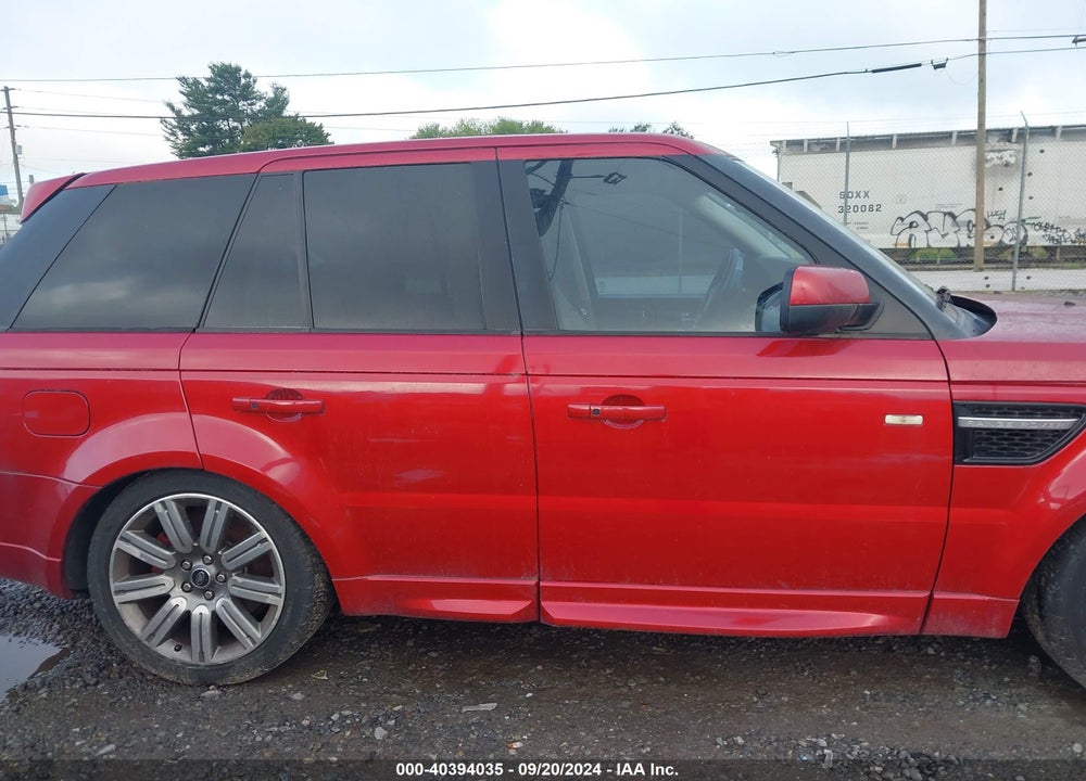 2013 LAND ROVER RANGE ROVER SPORT SUPERCHARGED VIN: SALSH2E46DA807141