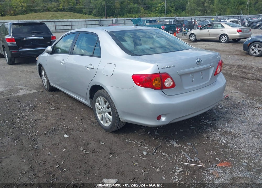 2009 TOYOTA COROLLA XLE VIN: 1NXBU40E79Z091768
