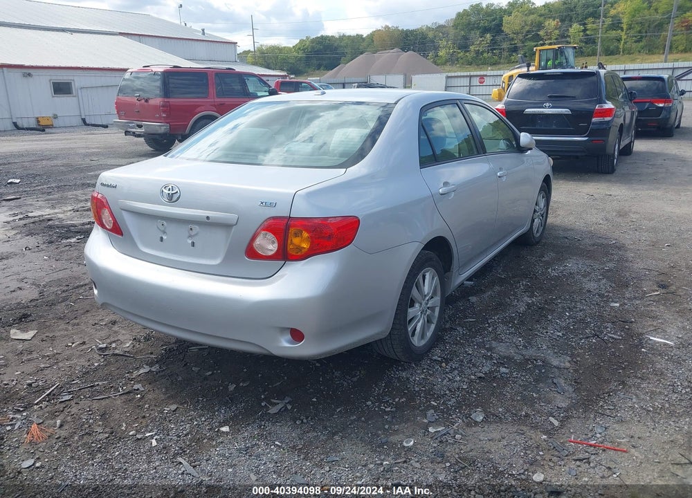2009 TOYOTA COROLLA XLE VIN: 1NXBU40E79Z091768