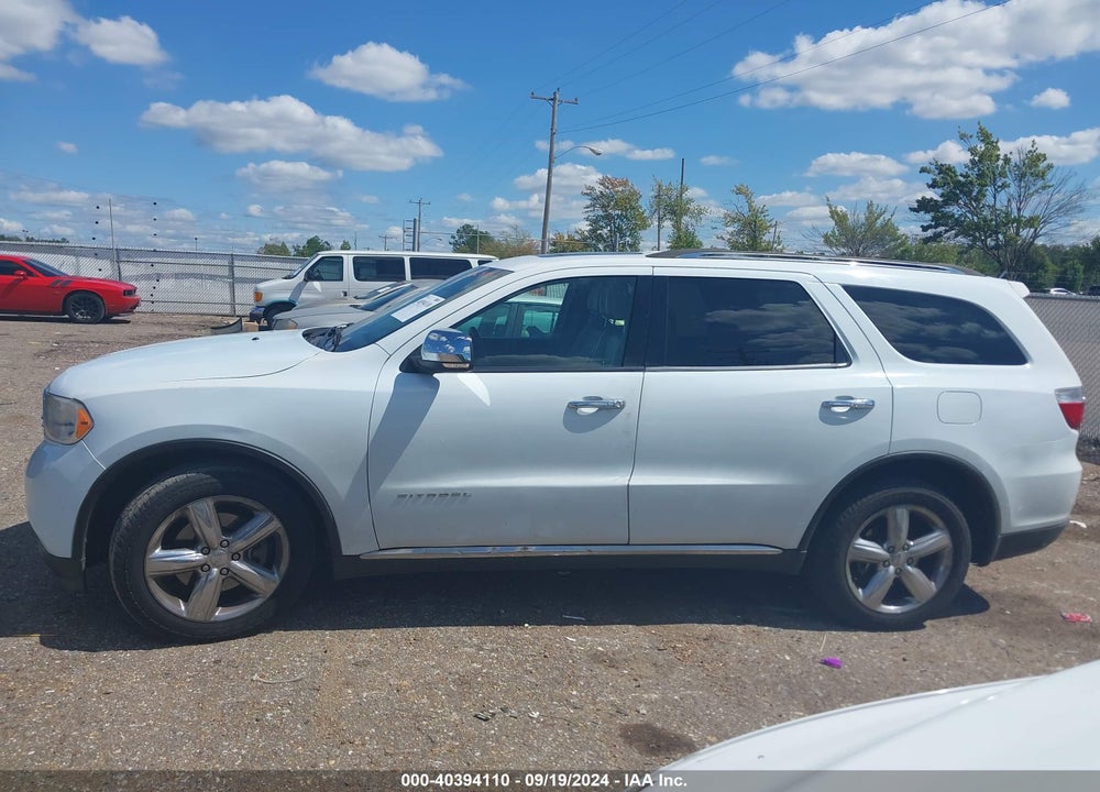 2013 DODGE DURANGO CITADEL VIN: 1C4SDHET5DC579988