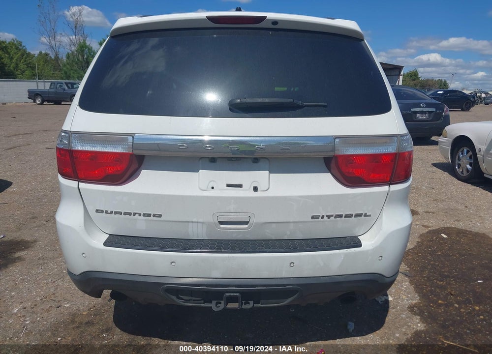 2013 DODGE DURANGO CITADEL VIN: 1C4SDHET5DC579988