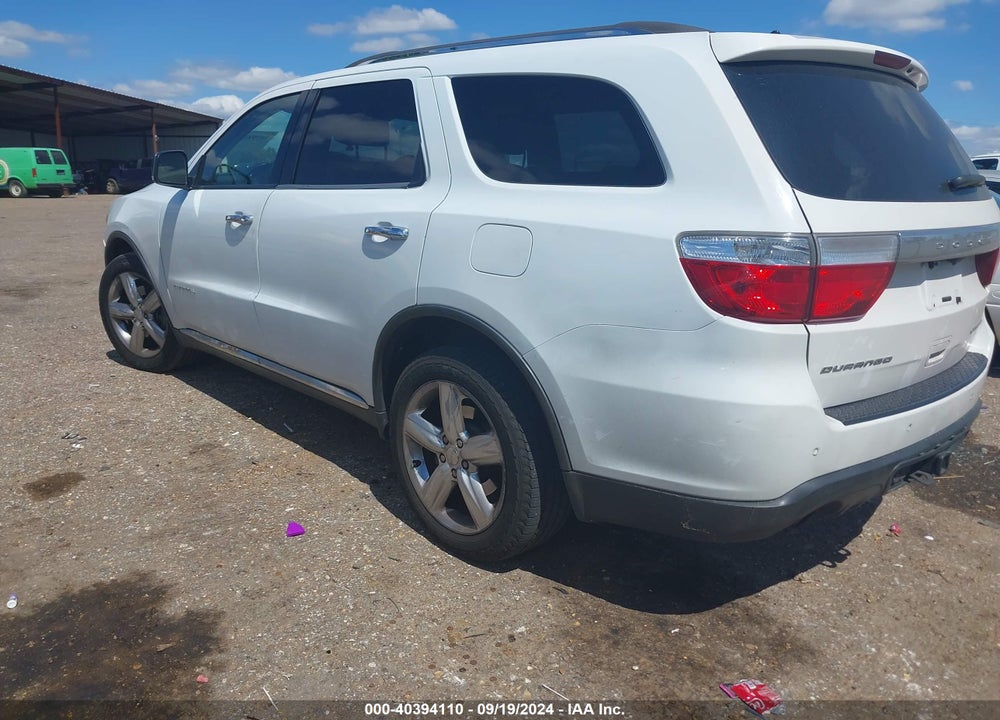 2013 DODGE DURANGO CITADEL VIN: 1C4SDHET5DC579988