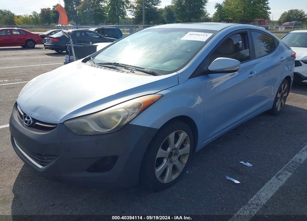 2012 HYUNDAI ELANTRA LIMITED (ULSAN PLANT) VIN: KMHDH4AE2CU310512
