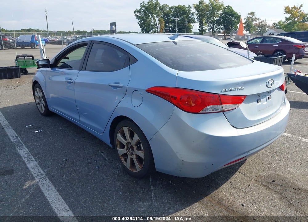 2012 HYUNDAI ELANTRA LIMITED (ULSAN PLANT) VIN: KMHDH4AE2CU310512