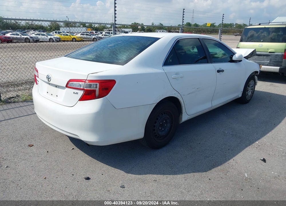 2012 TOYOTA CAMRY LE VIN: 4T4BF1FK6CR214964