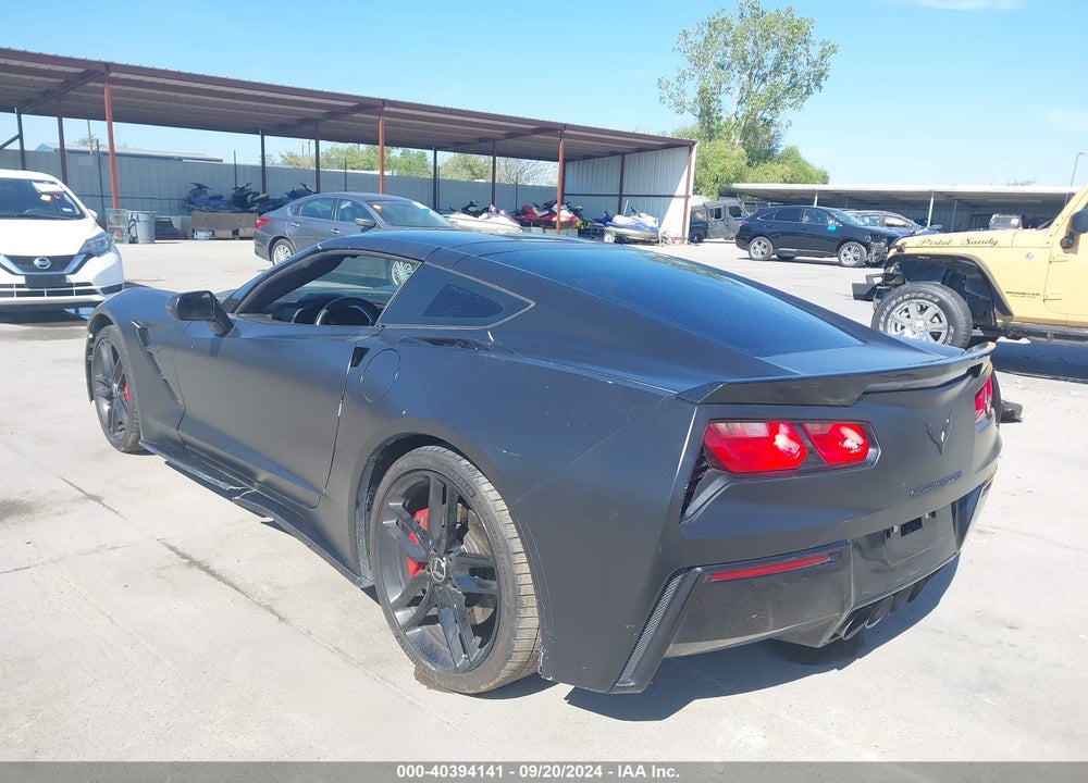 2015 CHEVROLET CORVETTE STINGRAY VIN: 1G1YD2D74F5124075