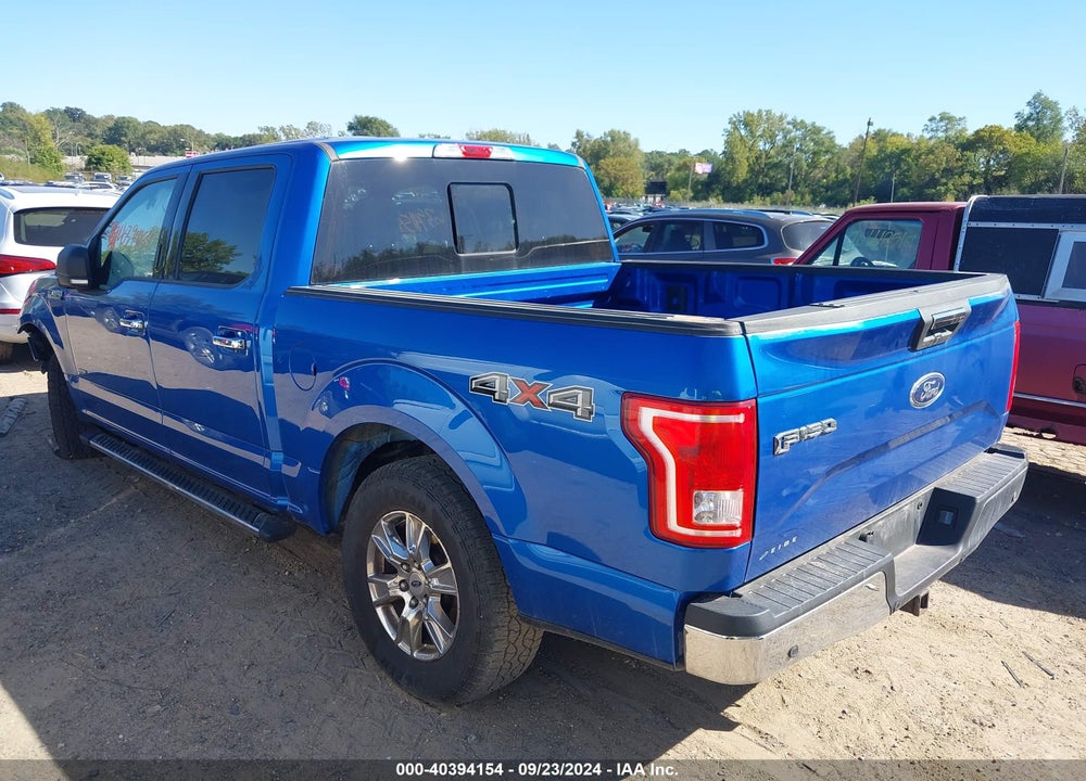 2015 FORD F-150 XLT VIN: 1FTEW1EP4FKD40314