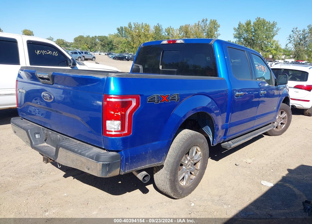 2015 FORD F-150 XLT VIN: 1FTEW1EP4FKD40314