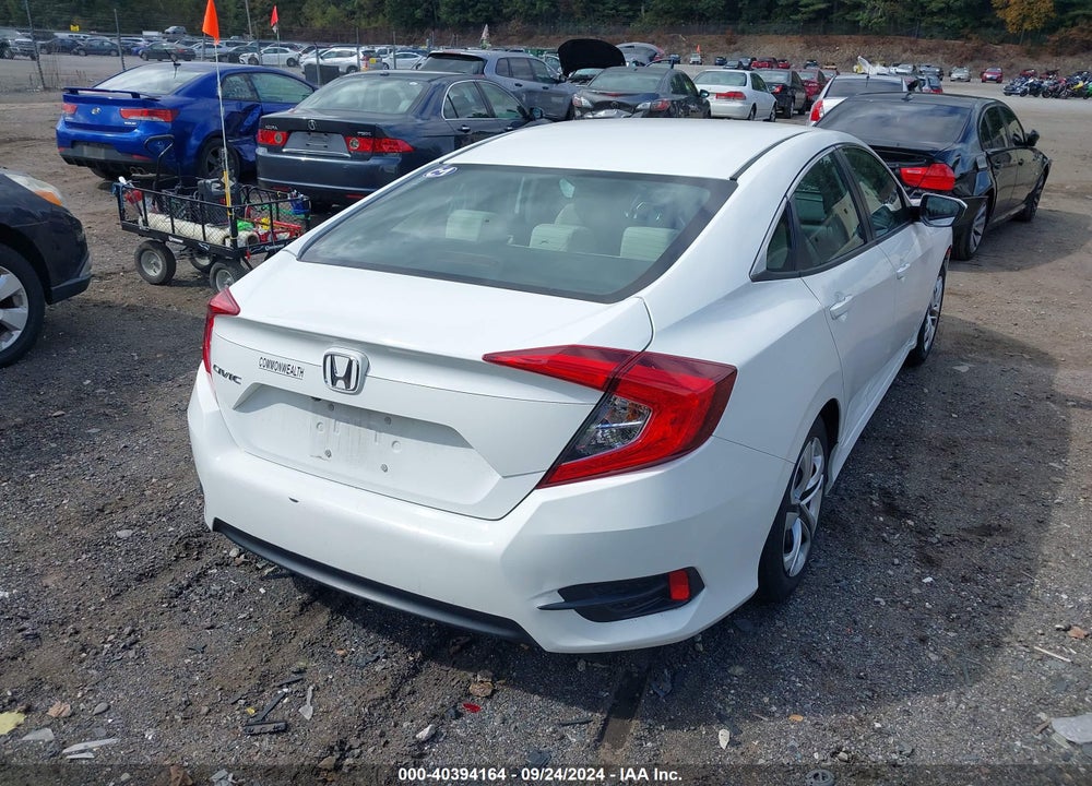 2018 HONDA CIVIC LX VIN: 19XFC2F5XJE204281