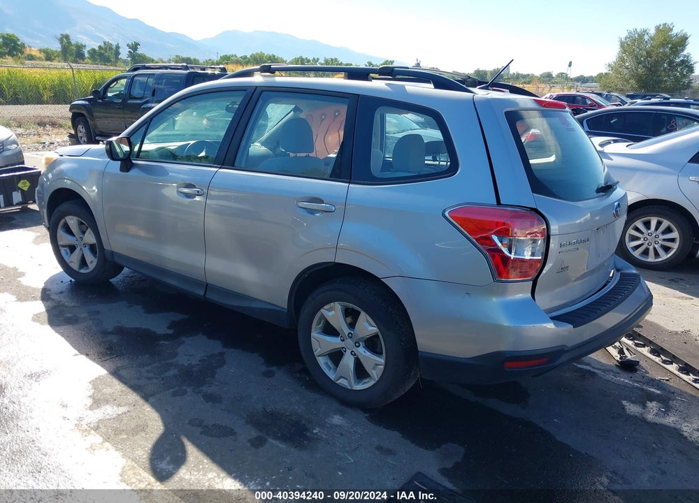 2015 SUBARU FORESTER 2.5I VIN: JF2SJABC1FH563539