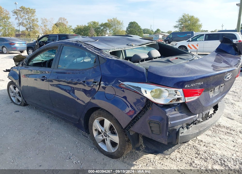 2013 HYUNDAI ELANTRA GLS VIN: 5NPDH4AE6DH374035