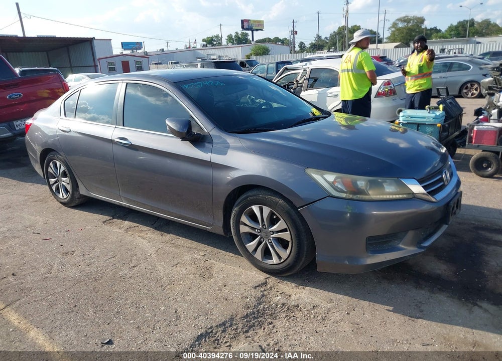 2013 HONDA ACCORD LX VIN: 1HGCR2F31DA218885