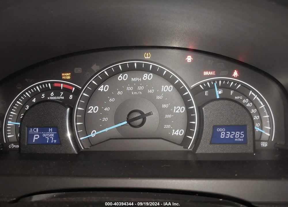 2013 TOYOTA CAMRY LE VIN: 4T4BF1FK0DR277866