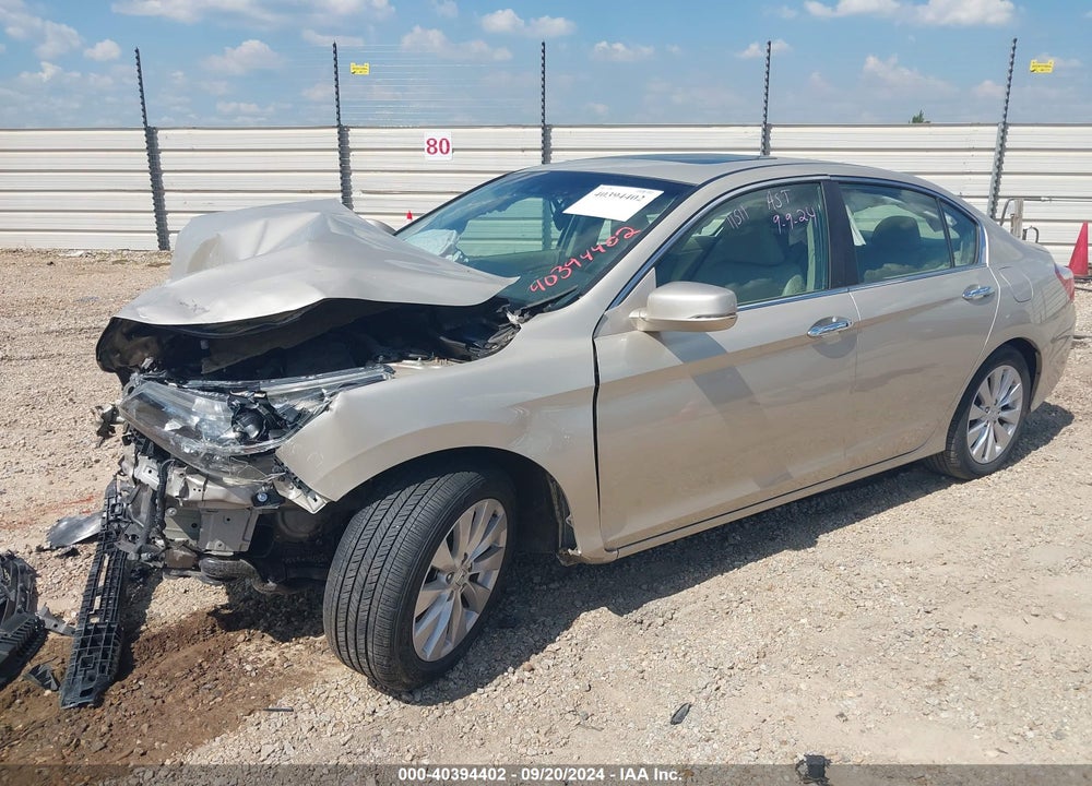 2013 HONDA ACCORD EX-L VIN: 1HGCR2F81DA089283